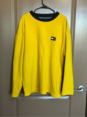 Vintage 90's Tommy Hilfiger Yellow Crewneck Sweater